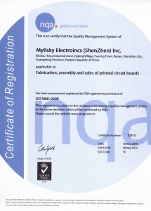 ISO9001 2008 215x300 Awards & Certificates